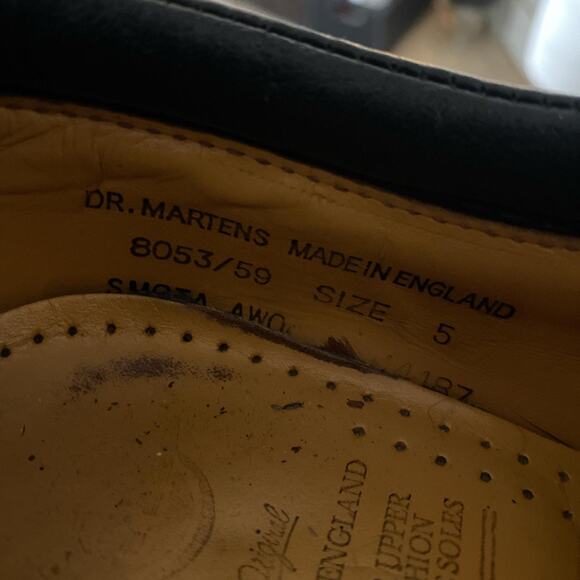 Brown leather dr marten oxfords - Picture 7 of 7